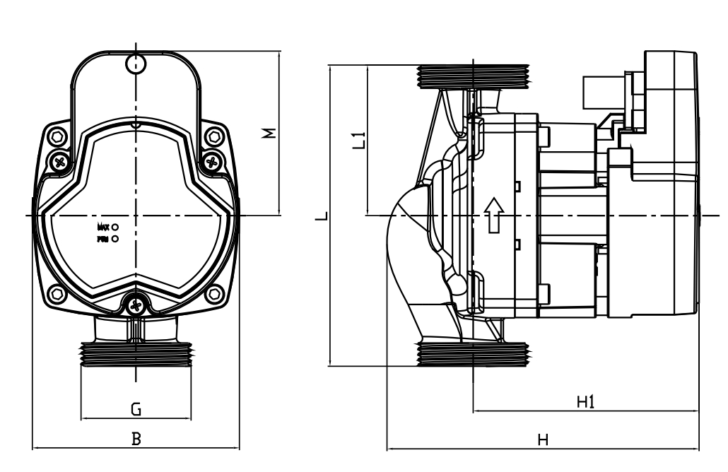 Shinhoo Heat pump circulator pumps