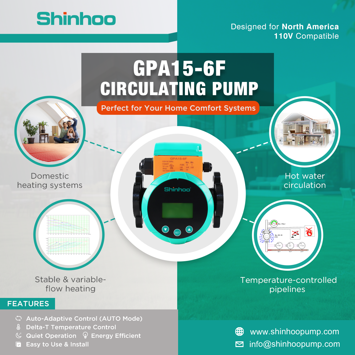 GPA15-6F Circulating Pump